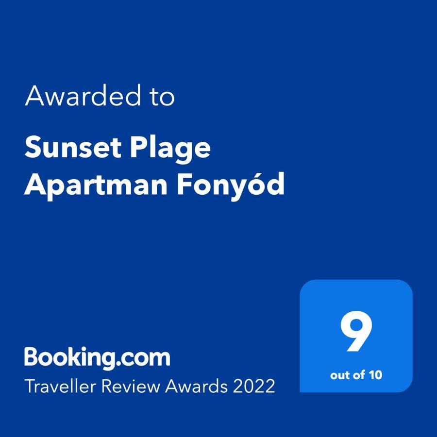 Sunset Plage Apartman Fonyód 外观 照片